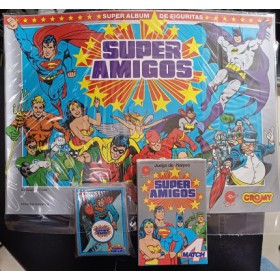 Álbum y Figuritas + Naipes Super Amigos 1 - Cromy